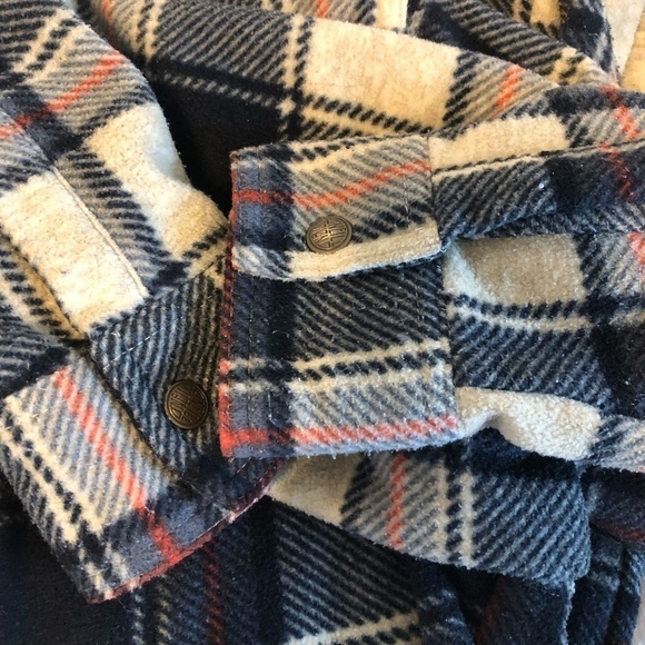 O'NEILL Shacket Women's Size Small Blue Red Plaid Multicolor Long Sleeve - Picture 8 of 12